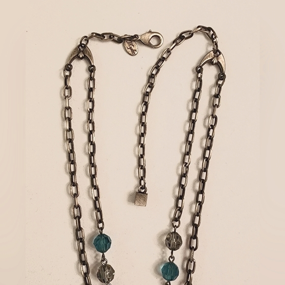 ✨️Swarovski Pendant Necklace Antique Silver ✨️ - Picture 4 of 5